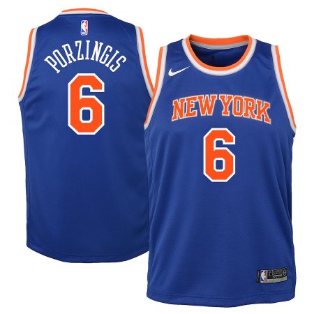 New York Knicks Dětský - Kristaps Porzingis Swingman NBA Dres