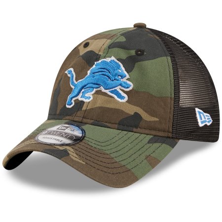 Detroit Lions - Basic Camo Trucker 9TWENTY NFL Hat