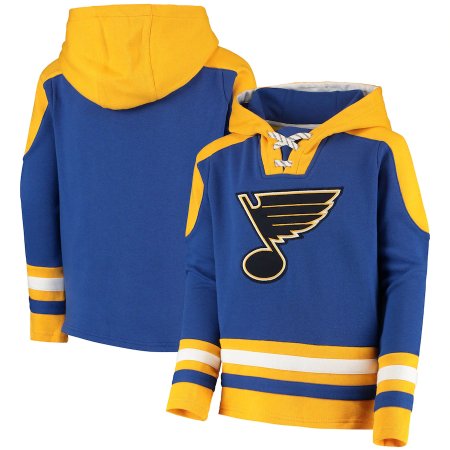 St. Louis Blues Dětská - Must-Have Lace-Up NHL Mikina s kapucí