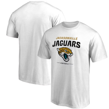 Jacksonville Jaguars - Team Lockup White NFL T-Shirt