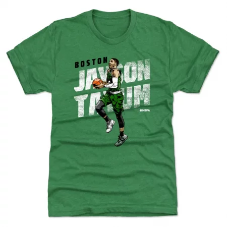 Boston Celtics - Jayson Tatum Lift Off Green NBA T-Shirt