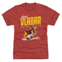 Calgary Flames - Dan Vladar Chisel Red NHL T-Shirt