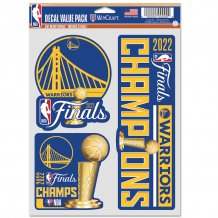Golden State Warriors - 2022 Champions Fan NBA Sticker Set