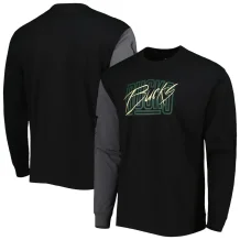Milwaukee Bucks - Courtside Versus Flight NBA Koszułka z długim rękawem