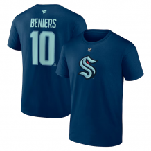 Seattle Kraken - Matty Beniers Stack NHL T-Shirt