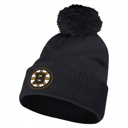 Boston Bruins - Team Cuffed Pom NHL Zimná čiapka