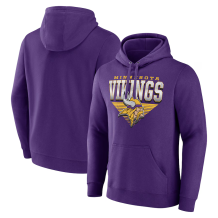 Minnesota Vikings - Geometric Chrome NFL Bluza s kapturem