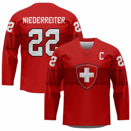 Švýcarsko - Nino Niederreiter Replica Fan Dres