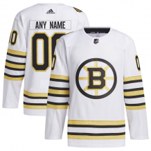 Boston Bruins - 100th Anniversary Authentic Pro Away NHL Trikot/Name und Nummer
