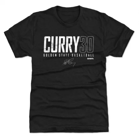 Golden State Warriors - Stephen Curry Elite Black NBA T-Shirt