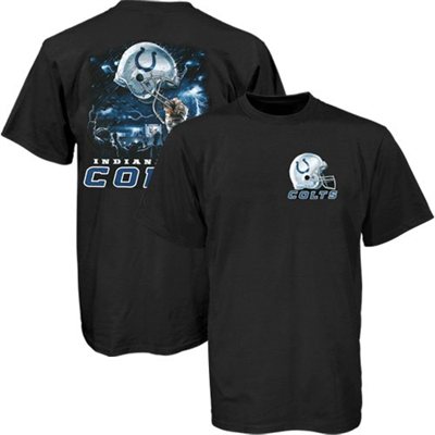 Indianapolis Colts - Helmet To Sky  NFL Tshirt