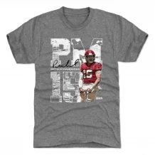 Kansas City Chiefs - Patrick Mahomes City Gray NFL T-Shirt
