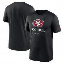 San Francisco 49ers - Infographic Black NFL T-shirt