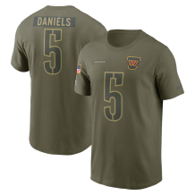 Washington Commanders - Jayden Daniels 2025 Salute To Service NFL Tricko