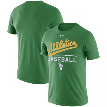 Oakland Athletics - Wordmark Practice Performance MLB T-Shirt