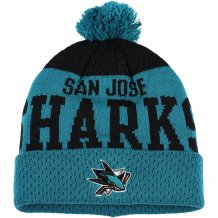 San Jose Sharks Dziecięca - Stretchark NHL Czapka zimowa