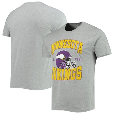 Minnesota Vikings - Helmet Gray NFL T-Shirt