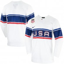 USA - 2022 Winter Olympics White Dres/Vlastné meno a číslo