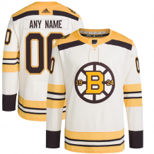 Boston Bruins - 100th Anniversary Authentic Pro Alternate NHL Jersey/Customized