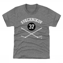 Carolina Hurricanes Youth - Andrei Svechnikov Sticks Gray NHL T-Shirt