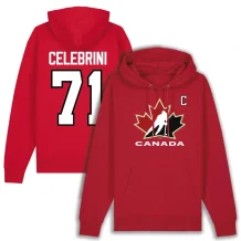 Kanada Hockey Macklin Celebriniy Red Mikina s kapucí
