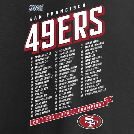 San Francisco 49ers - Super Bowl LIV Extra Roster NFL T-Shirt