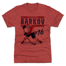 Florida Panthers - Aleksander Barkov Play Red NHL T-Shirt