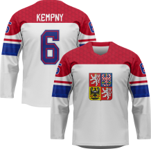 Czechy - Michal Kempny Hockey Replica Jersey Biały