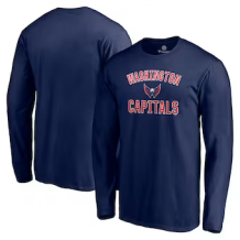 Washington Capitals - Victory Arch Navy NHL Long Sleeve T-Shirt
