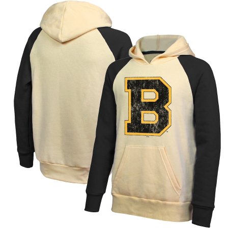 Boston Bruins - Logo Raglan NHL Mikina s kapucňou