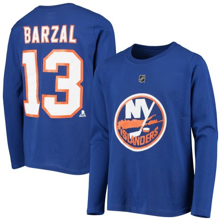 New York Islanders Youth - Mathew Barzal NHL Long Sleeve T-Shirt
