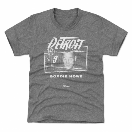 Detroit Red Wings Youth - Gordie Howe Tones Gray NHL T-Shirt