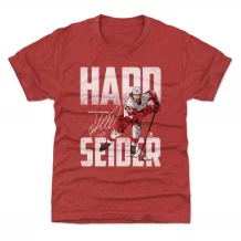 Detroit Red Wings Youth - Moritz Seider Hard Red NHL T-Shirt