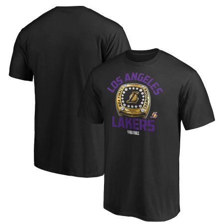 Los Angeles Lakers - 2020 Finals Champions Finger Roll Ring NBA T-Shirt