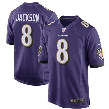 Baltimore Ravens - Lamar Jackson Home Game NFL Trikot