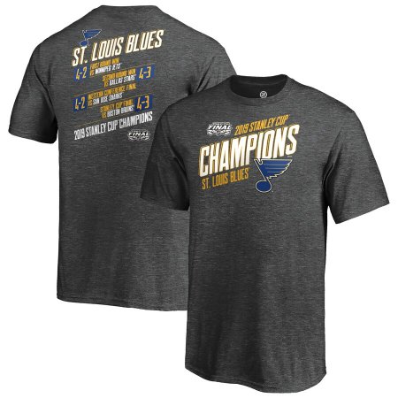 St.Louis Blues Youth - 2019 Stanley Cup Champions Schedule NHL T-Shirt