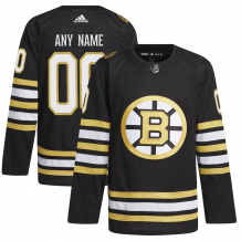 Boston Bruins - 100th Anniversary Authentic Pro Home NHL Trikot/Name und Nummer