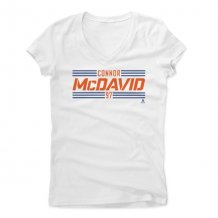 Edmonton Oilers Frauen - Connor McDavid Striped Font NHL T-Shirt