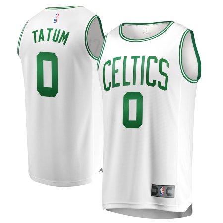 Boston Celtics - Jayson Tatum Fast Break Replica White NBA Jersey