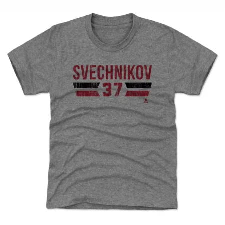 Carolina Hurricanes Kinder - Andrei Svechnikov Font Gray NHL T-Shirt