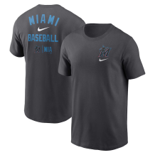 Miami Marlins - Logo Sketch Bar MLB Tričko