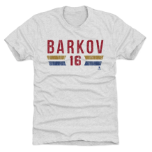 Florida Panthers - Aleksander Barkov Font White NHL T-Shirt