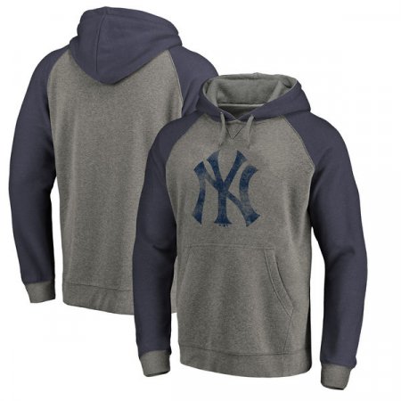 New York Yankees - Team Logo Tri-Blend MLB Mikina s kapucňou