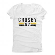 Pittsburgh Penguins Kobiecy - Sidney Crosby Font NHL Koszułka