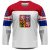 Tschechien - 2022 Hockey Replica Fan Trikot Weiß/Name und Nummer