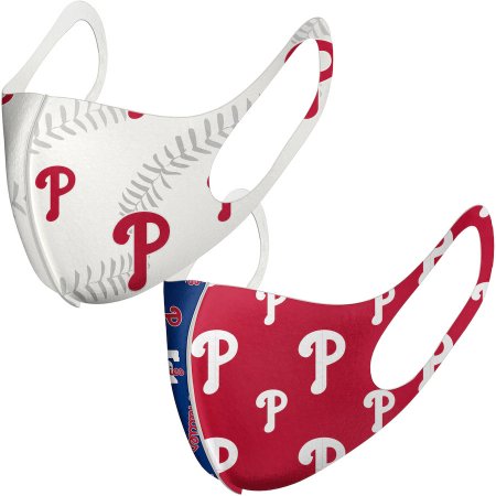 Philadelphia Phillies - Team Logos 2-pack MLB Gesichtsmaske