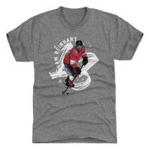 Florida Panthers - Sam Reinhart Brush Gray NHL T-Shirt