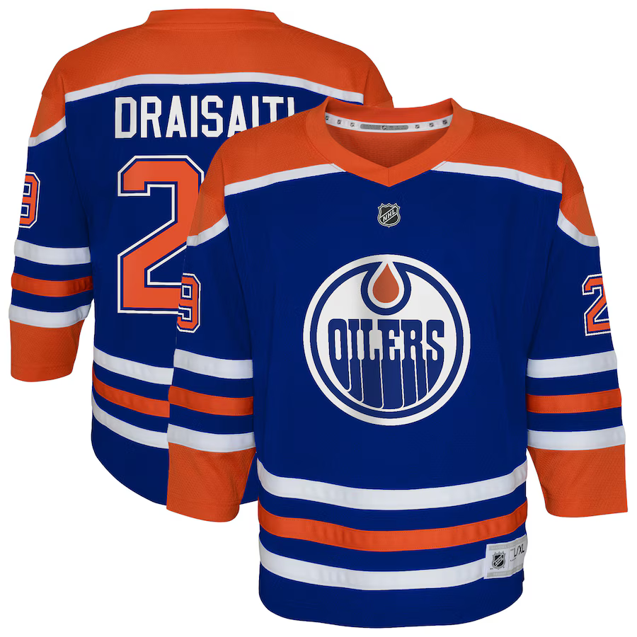 Edmonton Oilers Youth Leon Draisaitl Home Replica NHL Jersey