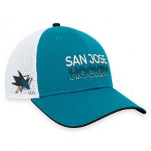 San Jose Sharks - Authentic Pro 23 Rink Trucker Turquoise NHL Czapka