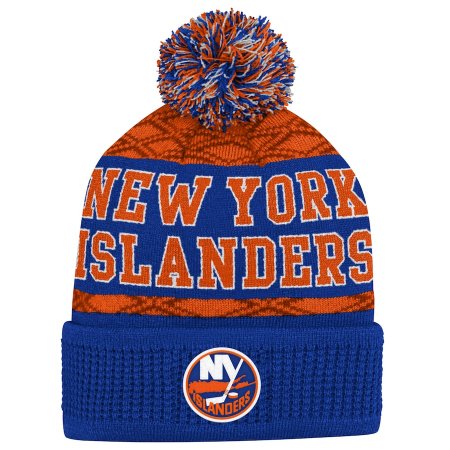 New York Islanders Dětská - Puck Pattern NHL Zimní čepice
